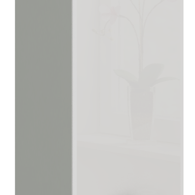 ULLERIKE Küchenoberschrank – Breite 45 cm, weiß/grau