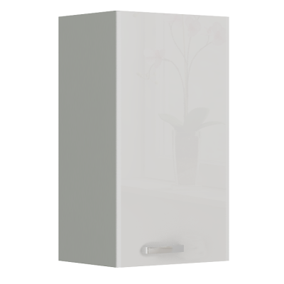 ULLERIKE Küchenoberschrank – Breite 45 cm, weiß/grau