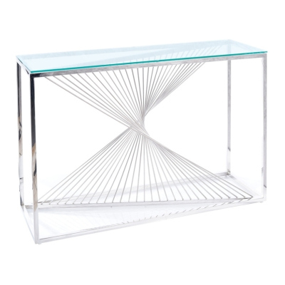 Konsolentisch ITAY - transparent / silber