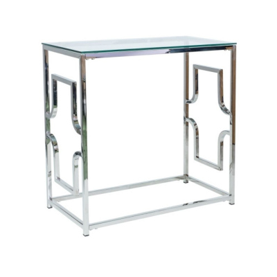Konsolentisch HAKON - transparent / silber