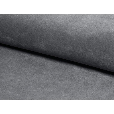 Gepolstertes Doppelbett VIZMA – 140 x 200 cm, grau