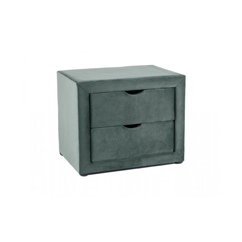 Nachttisch mit 2 Schubladen TADEO - grün