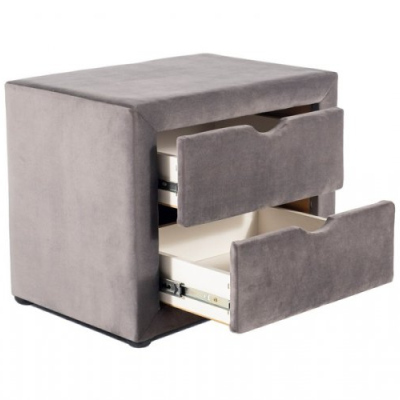 Nachttisch mit 2 Schubladen TADEO - grün