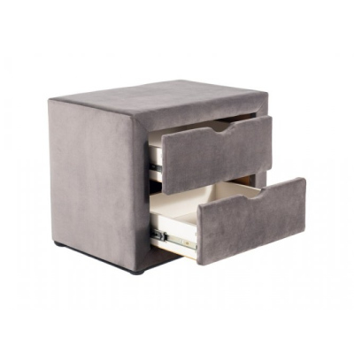 Nachttisch mit 2 Schubladen TADEO - grün