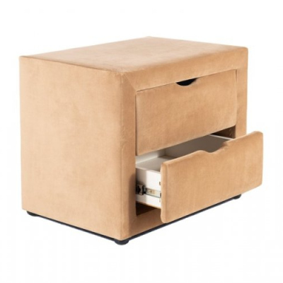 Nachttisch mit 2 Schubladen TADEO - beige Nachttisch mit 2 Schubladen TADEO - beige