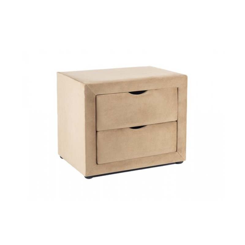 Nachttisch mit 2 Schubladen TADEO - beige Nachttisch mit 2 Schubladen TADEO - beige