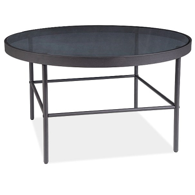 VALENT Couchtisch - grau / schwarz