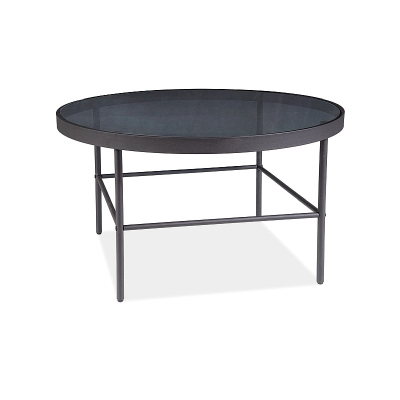 VALENT Couchtisch - grau / schwarz