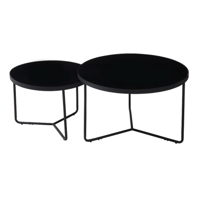 Couchtisch-Set TOM 1 - schwarz
