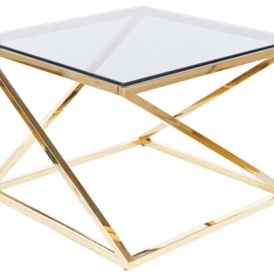 Designer Couchtisch VOJTA - gold