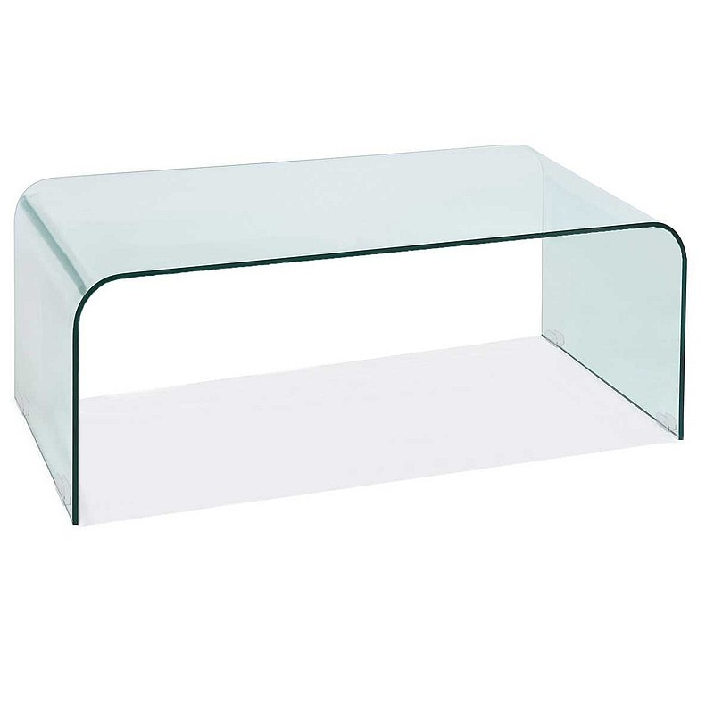 Glas-Couchtisch PINO – transparent
