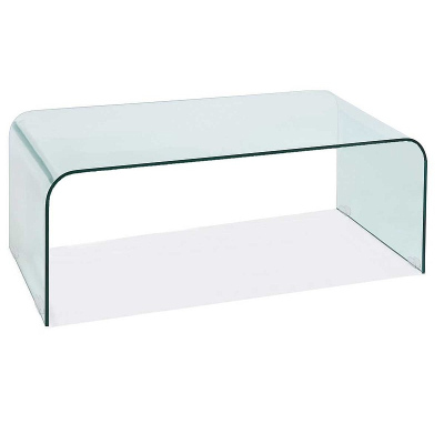 Glas-Couchtisch PINO – transparent