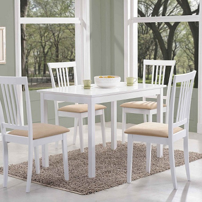 Esstisch LUBO - 110x70, weiß Esstisch LUBO - 110x70, weiß