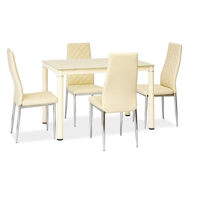 Esstisch BOGDAN - 110x70, creme
