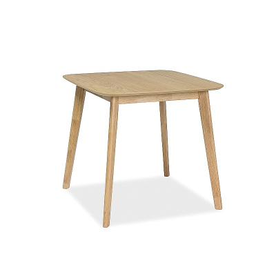 Kleiner Esstisch RYSZARD - 80x80, Eiche
