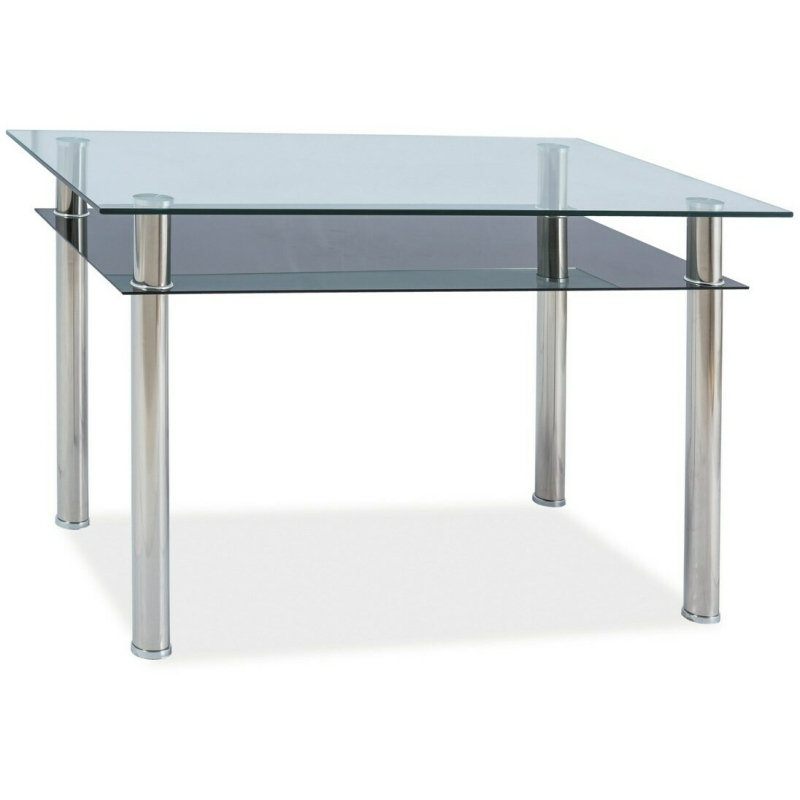 Esstisch MYSLIBOR - 90x60, transparent / chrom