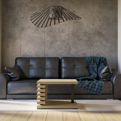 Kleiner Couchtisch CELAENA 1 – Artisan-Eiche