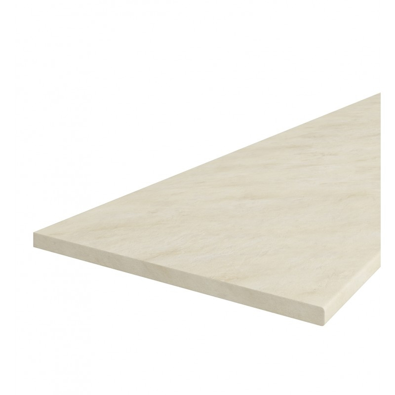 Küchenarbeitsplatte JAIDA 1 – 250 x 60 x 2,8 cm, hellnubisch