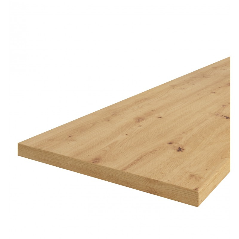 Küchenarbeitsplatte JAIDA 4 – 100 x 120 x 3,8 cm, Eiche, handgefertigt