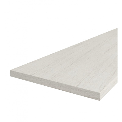 Küchenarbeitsplatte JAIDA 3 – 200 x 60 x 3,8 cm, Ipanema-Weiß