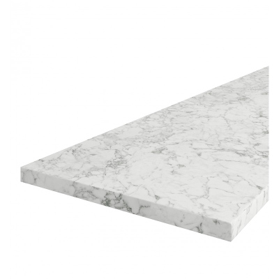 Küchenarbeitsplatte JAIDA 3 - 200x60x3,8 cm, Carara-Marmor