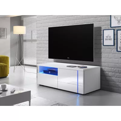 TV-Ständer KIERA 1P - Breite 100 cm, weiß