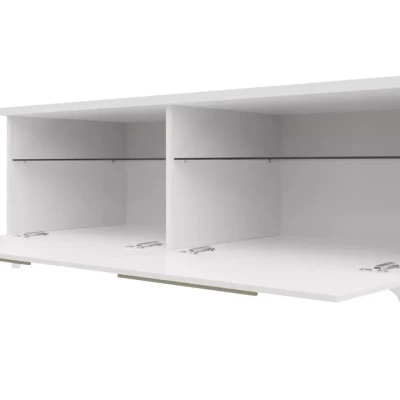 TV-Ständer auf Beinen LANDA - weiß