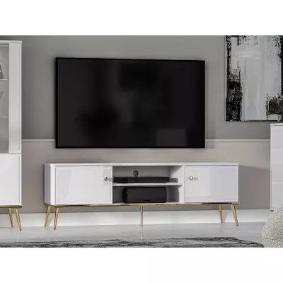 TV-Bank AIKE – weiß