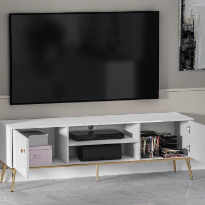 TV-Bank AIKE – weiß