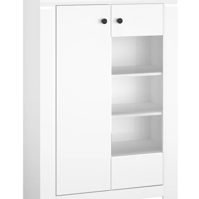 CARYS Regalvitrine - weiß