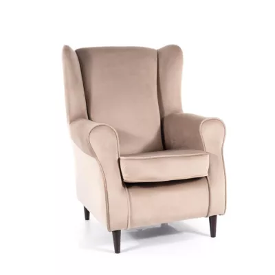 Ohrensessel ZLATAN – Dunkelbeige