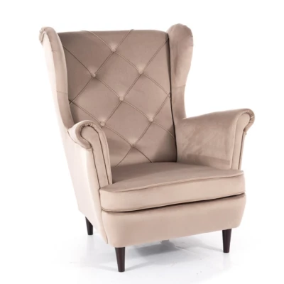 DANYLO Polstersessel – Dunkelbeige
