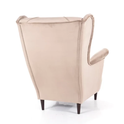 DANYLO Polstersessel – Dunkelbeige