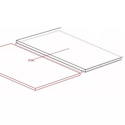 Ausziehbarer Esstisch GEDEON 1 - 160x90, Türkis/Mattschwarz