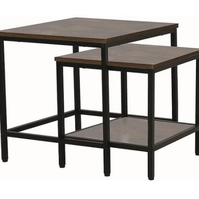 KANA Couchtisch-Set - braun / schwarz