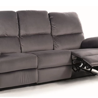 Dreisitzer-Relaxsofa TALINE 1 – Dunkelgrau