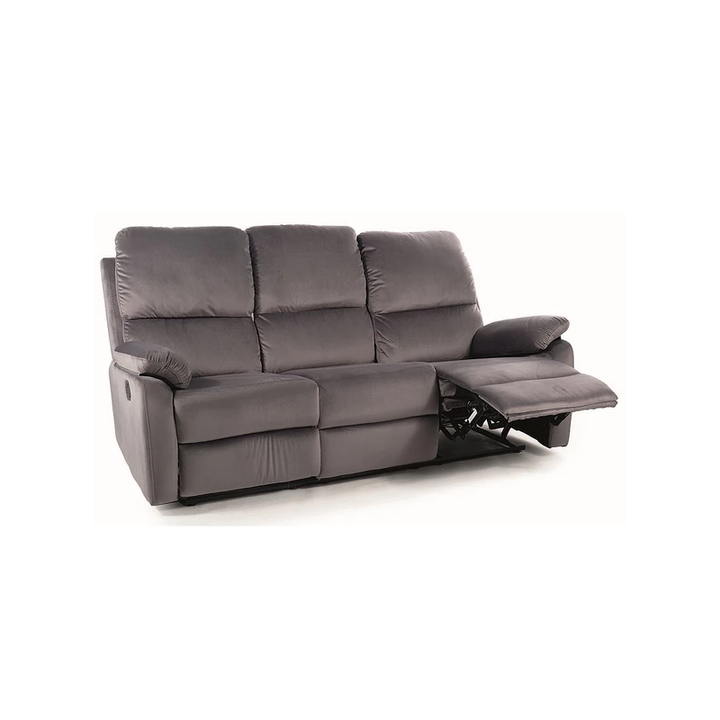 Dreisitzer-Relaxsofa TALINE 1 – Dunkelgrau
