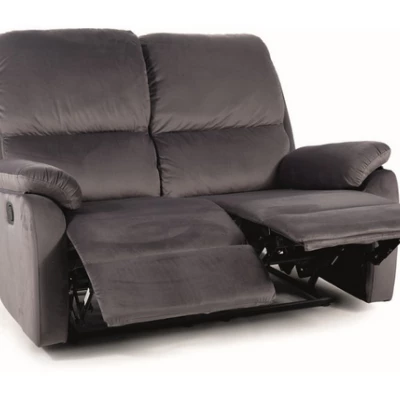 Zweisitzer-Relaxsofa TALINE 1 – Dunkelgrau
