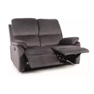 Zweisitzer-Relaxsofa TALINE 1 – Dunkelgrau