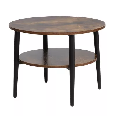 Couchtisch BRANKO 2 – braun / schwarz