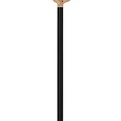 ADSON Standgarderobe - schwarz / Buche