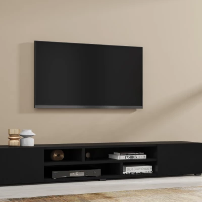 TV-Bank NIKOL – schwarzer Onyx