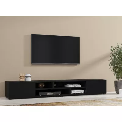 TV-Bank NIKOL – schwarzer Onyx