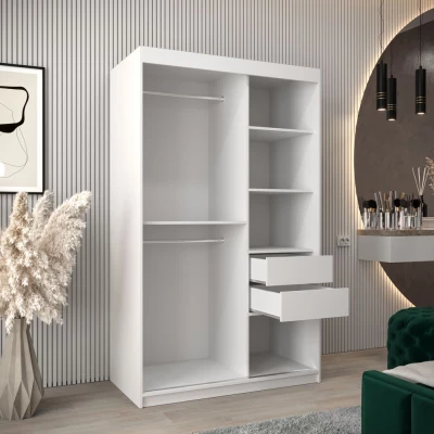 Kleiderschrank MARIA – Breite 120 cm, weiß