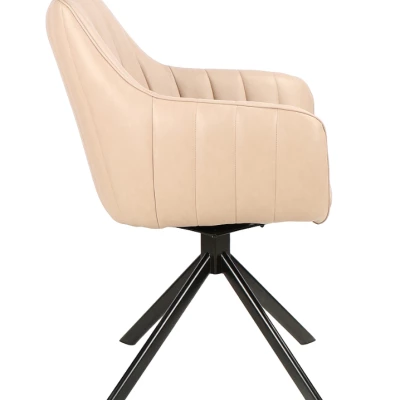 Drehstuhl OTO 2 – beige / schwarz