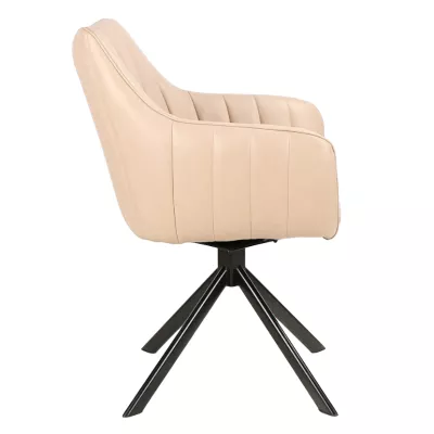 Drehstuhl OTO 2 – beige / schwarz