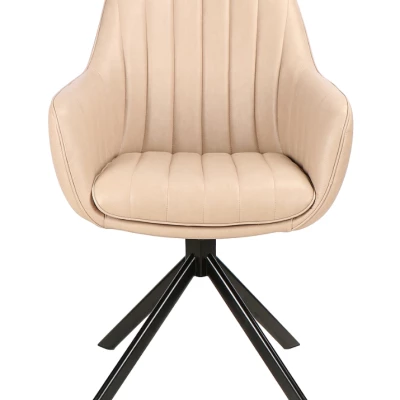 Drehstuhl OTO 2 – beige / schwarz
