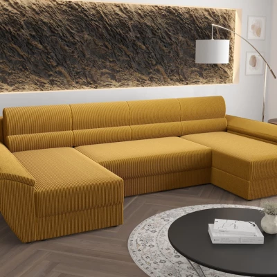 U-förmige Couchgarnitur OPHELIA – Honigfarbe