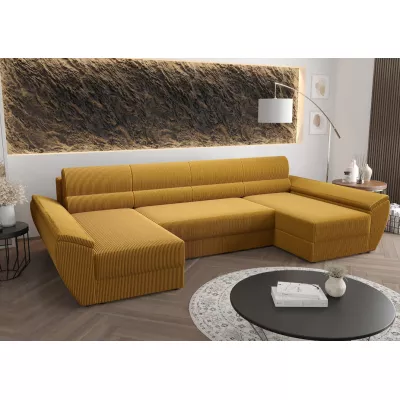 U-förmige Couchgarnitur OPHELIA – Honigfarbe