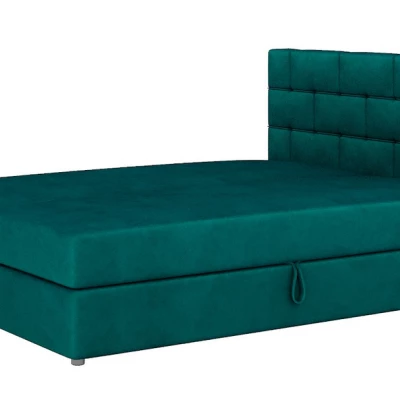 Boxspringbett mit Stauraum WALLY COMFORT – 140x200, Petroleum